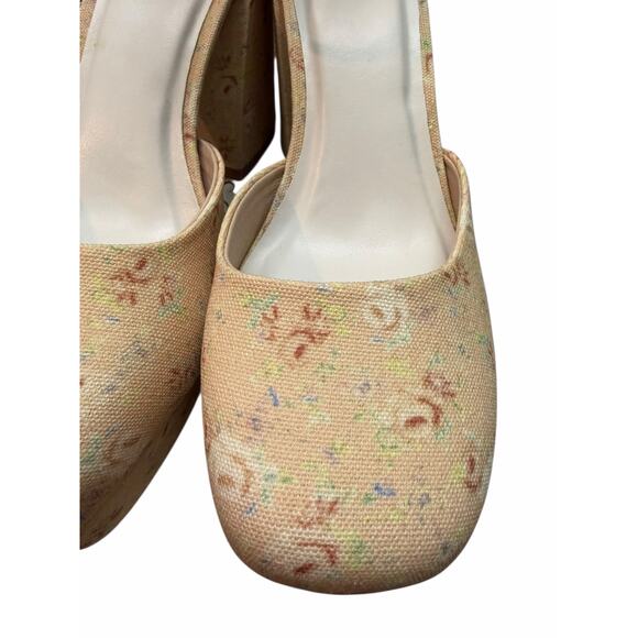 Oasis Society Oslo Floral Block Heel Shoes – Women’s US 9 – Ankle Strap - Picture 7 of 16